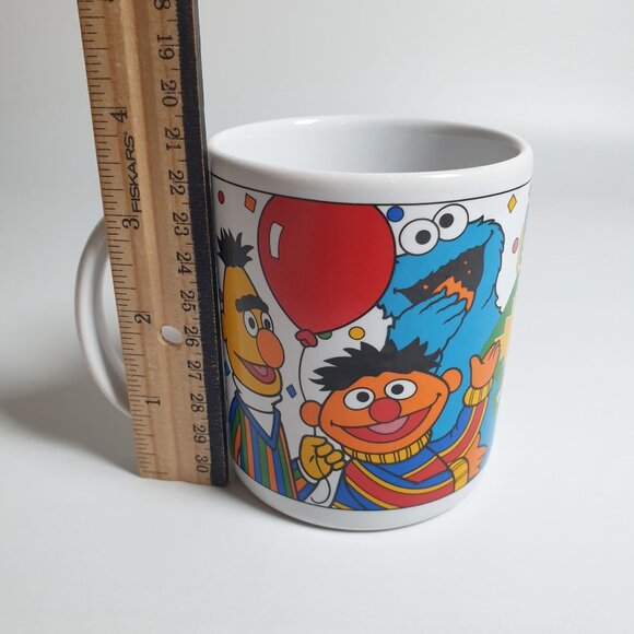Sesame Street 25th Anniversary Ceramic Mug With Colorful Characters Design - Picture 2 of 5